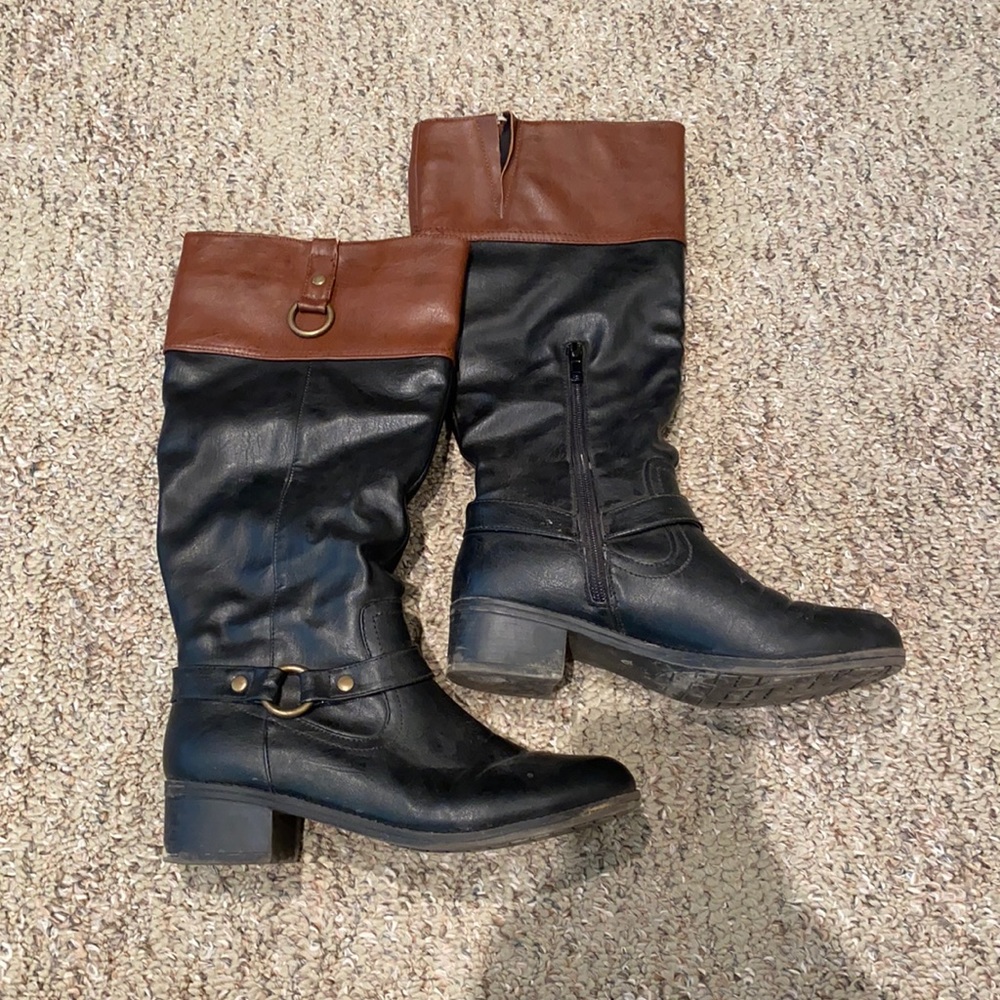 Two-Tone Boots
